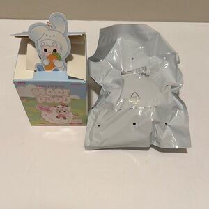 Confirmed Authentic Pop Mart Hacipupu White and Blue Plush Toy-Comfy Bunny